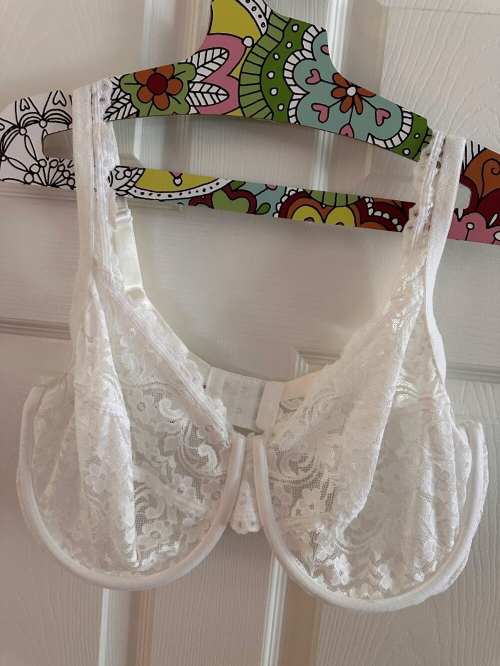 Smart & Sexy white lace bra size 42DD